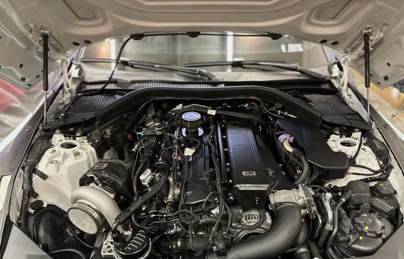 Built engine bay