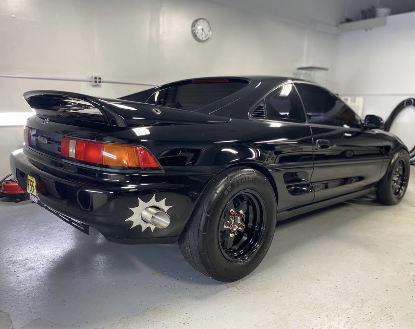 Black Toyota MR2 build